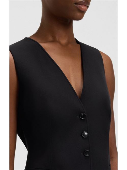 Adjustable Black Boss Vest BOSS | 50549419 C_JAVESTA1.001